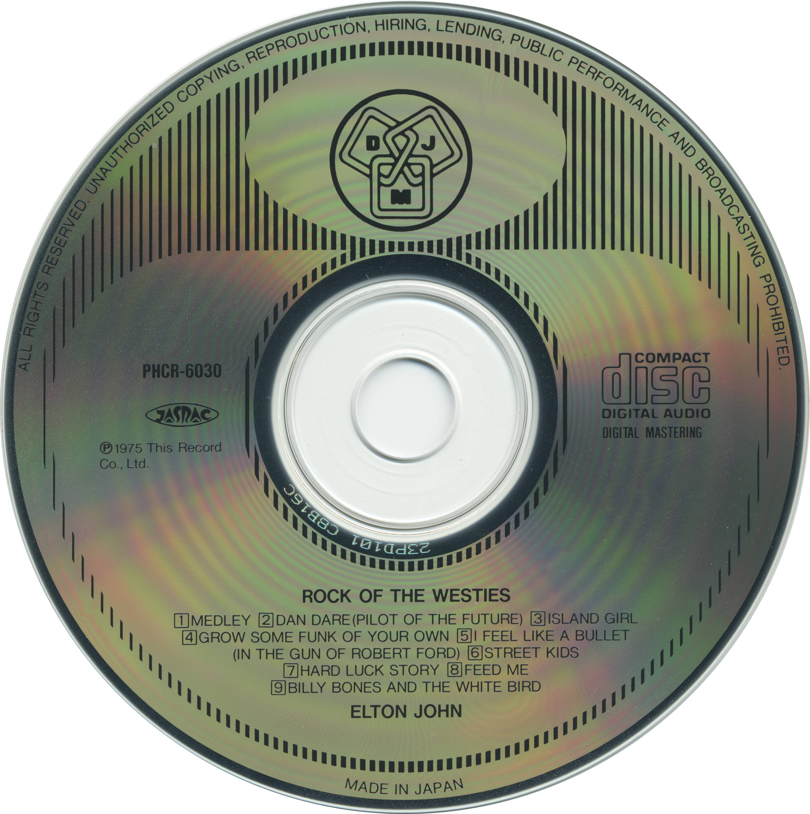 Elton John Rock Of The Westies : CD JPN